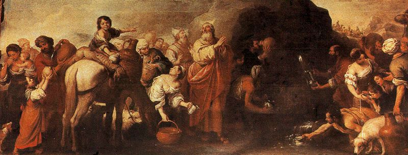 artistmurillo's tweet photo. Moses and the water from the rock of Horeb, 1670 #baroque #bartolomeestebanmurillo https://t.co/1qdhHSCJA1