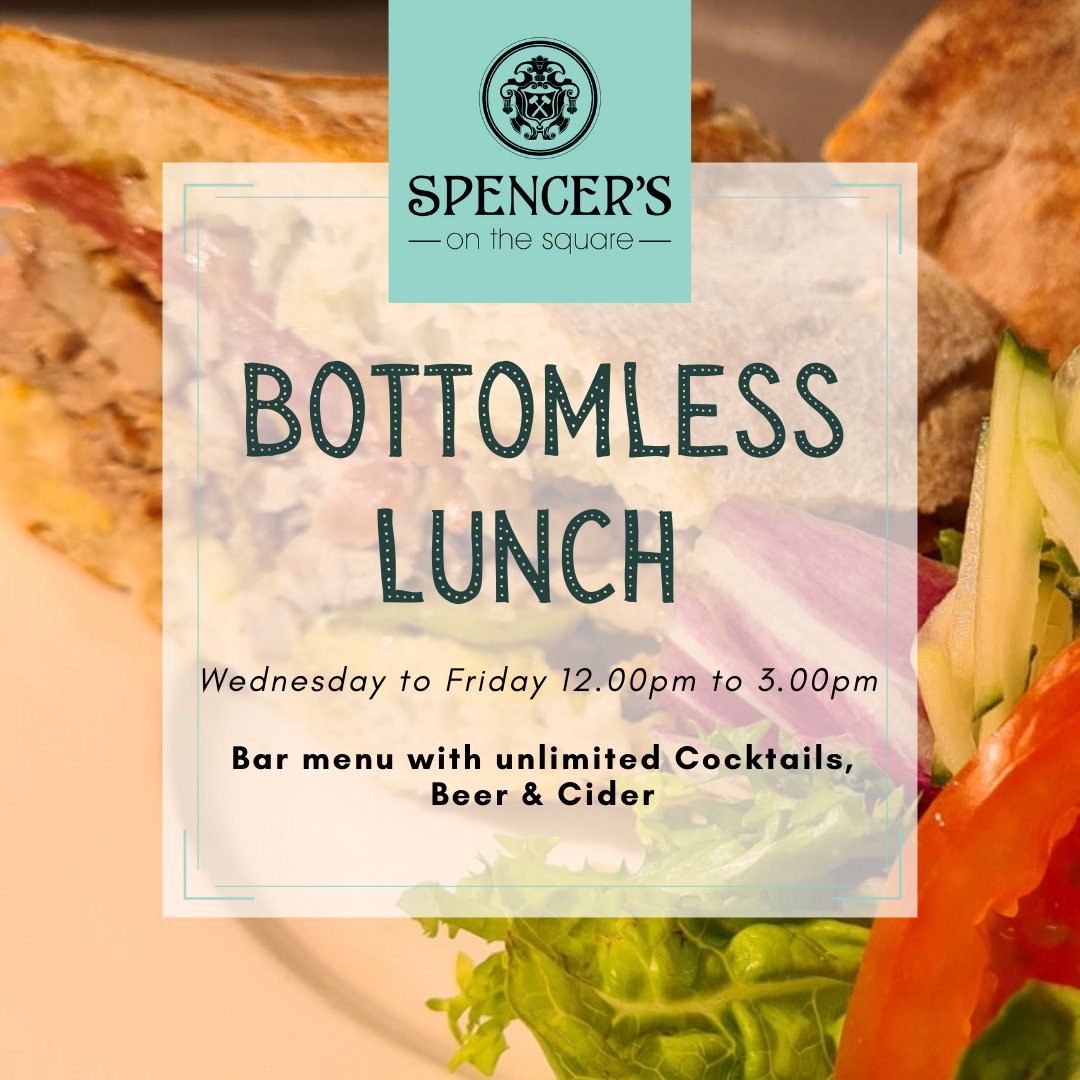 Spencersretford's tweet photo. ✨ Take time out and enjoy a leisurely Bottomless #Lunch this week at @Spencersretford.
Available Wednesday to Friday 9am-3pm.
Book your table online or give the Restaurant Team a call on 01777 800230 ☎️
#bottomlesslunch #lunchtime #lunchtimedining #LeisurelyLunch #brunchtime https://t.co/e2sM38UXyn