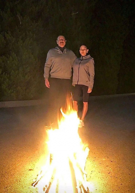 news_az's tweet photo. First Vice-President Mehriban Aliyeva made Instagram post on occasion of Fire Tuesday (PHOTO/VIDEO)
#Azerbaijan @1VicePresident #FireTuesday #Novruz 
https://t.co/EpqbrRpoGD https://t.co/bmLxKIx8SE