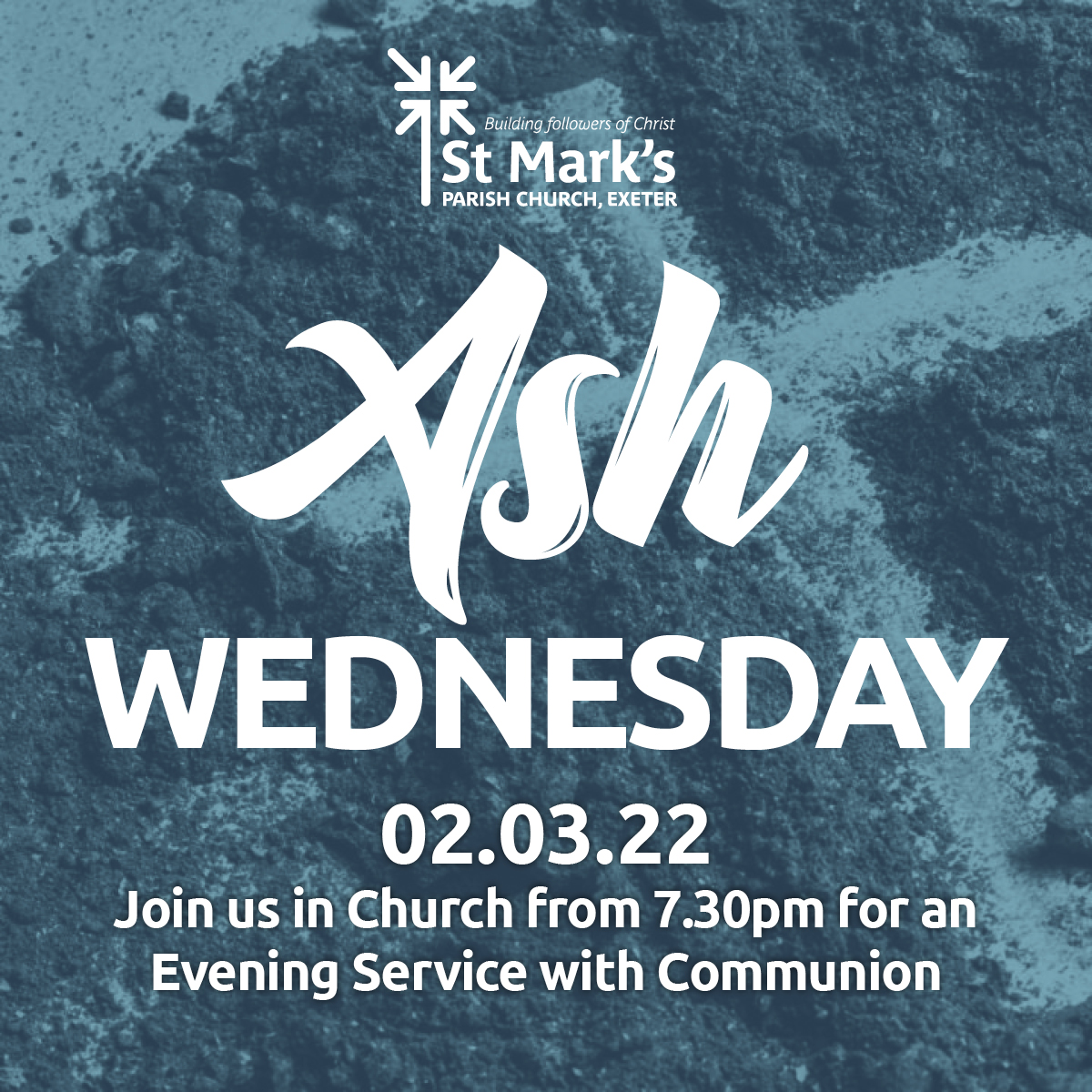 StMarksExeter's tweet photo. Everybody welcome at St Mark's Ash Wednesday Service from 7.30pm #AshWednesday #Lent2022 https://t.co/fgkU0qg6ef