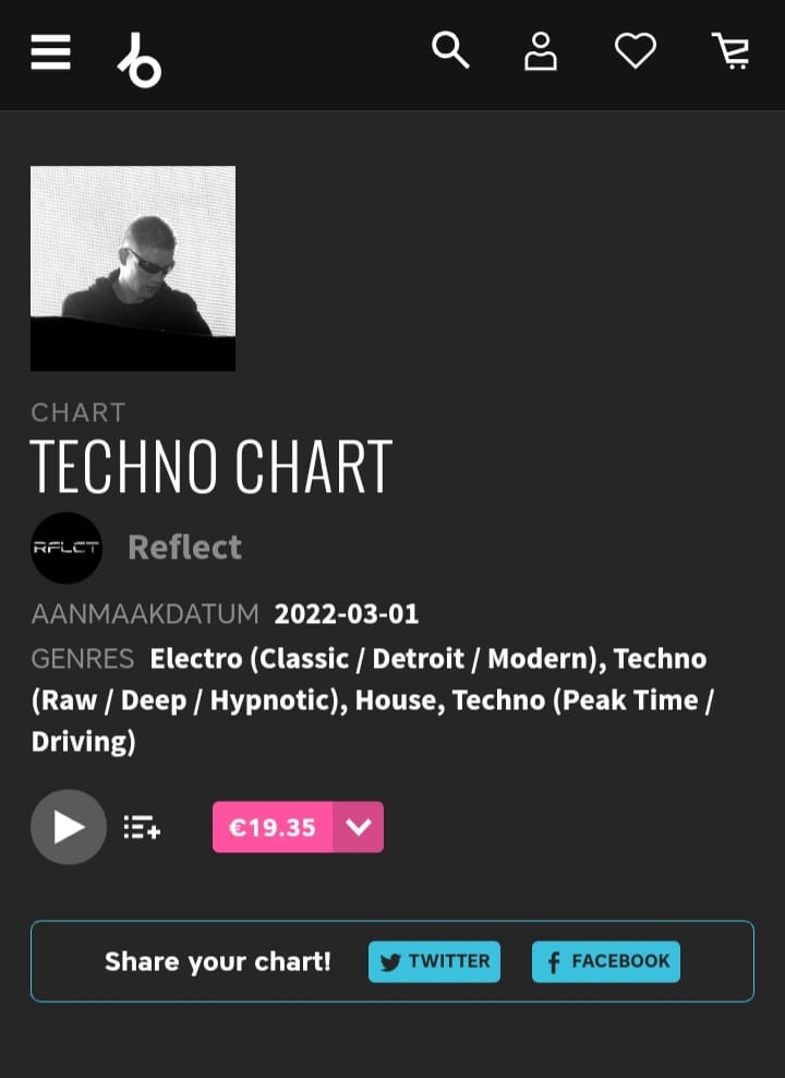 ReflectDj's tweet photo. 15 awesome tracks. A bit of Detroit, a bit of Berlin, a bit of Rotterdam, a bit of everywhere.... Check my Beatport chart -> https://t.co/16QSBpshCX #techno #beatport #technomusic #djchart #acid #electro #technochart #rflct https://t.co/qaQF5E5pTf