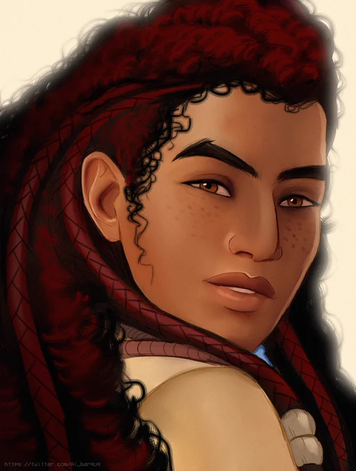 [Speedpaint] Aloy but re-imagined with Egyptian origins. 