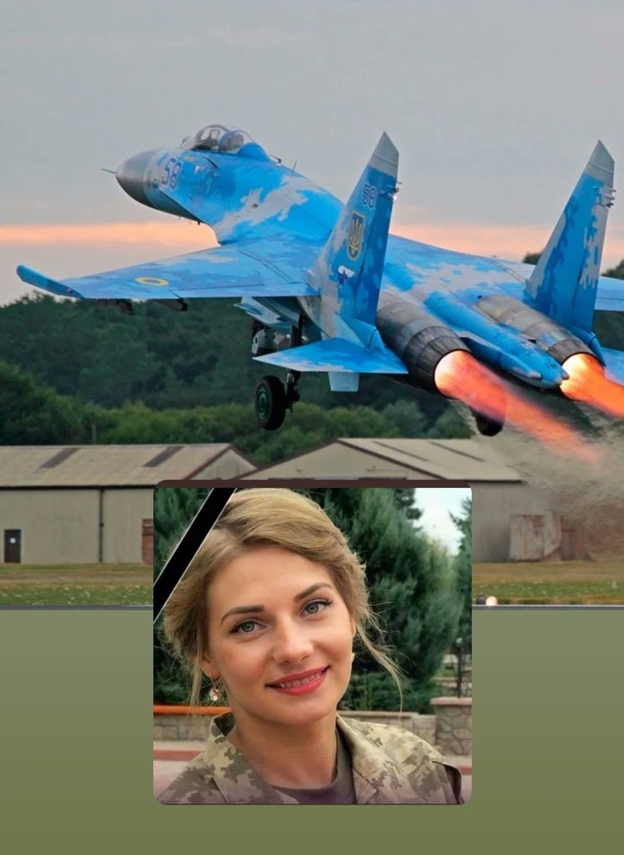 Natasha Perakov, de 29 años, la primera piloto ucraniana 🇺🇦 caída en combate durante la invasión rusa. #PutinWarCriminal