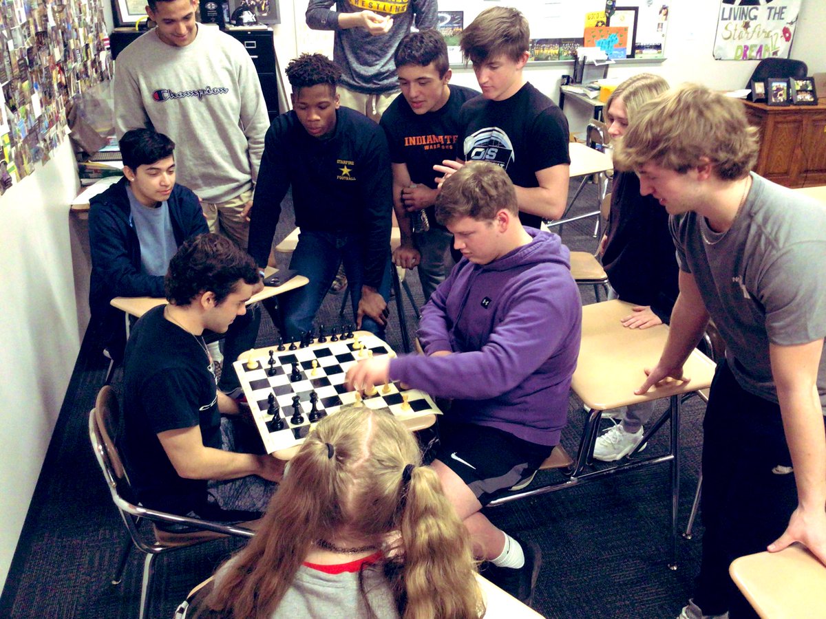 Mosersclassroom's tweet photo. The South Adams High School Chess Championship is underway! https://t.co/L6NSbwgRai