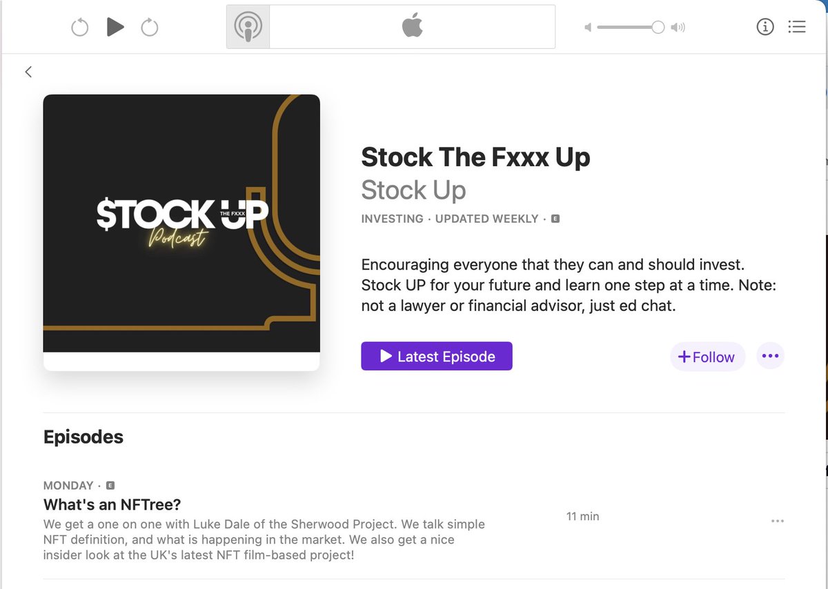 stockthefxxxup's tweet photo. IT'S OUT now! @_lukedale talks about the @TheSherwoodProj and the world of NFTs https://t.co/McsskXfSwx https://t.co/hWw1jKMOQL