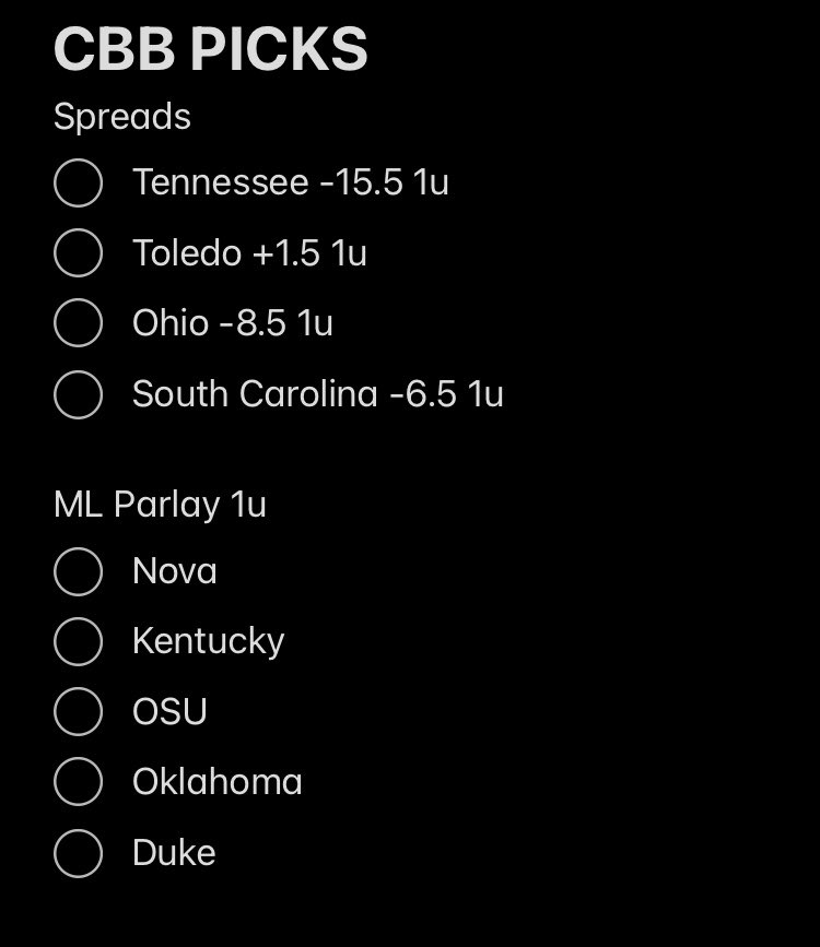 GamblerTherapy's tweet photo. Todays slate, hoping to sweep the board.. good luck everyone !! #GamblingTwitter #Catpicks https://t.co/tIIJYQDKbf