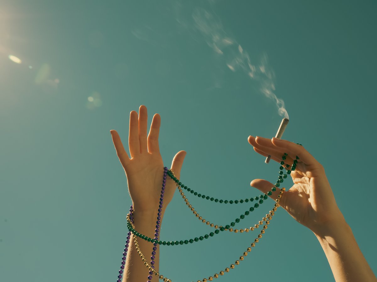 _THCDesign's tweet image. Happy Mardi Grass! #THCDesign #mardigrass #perfectnowforever