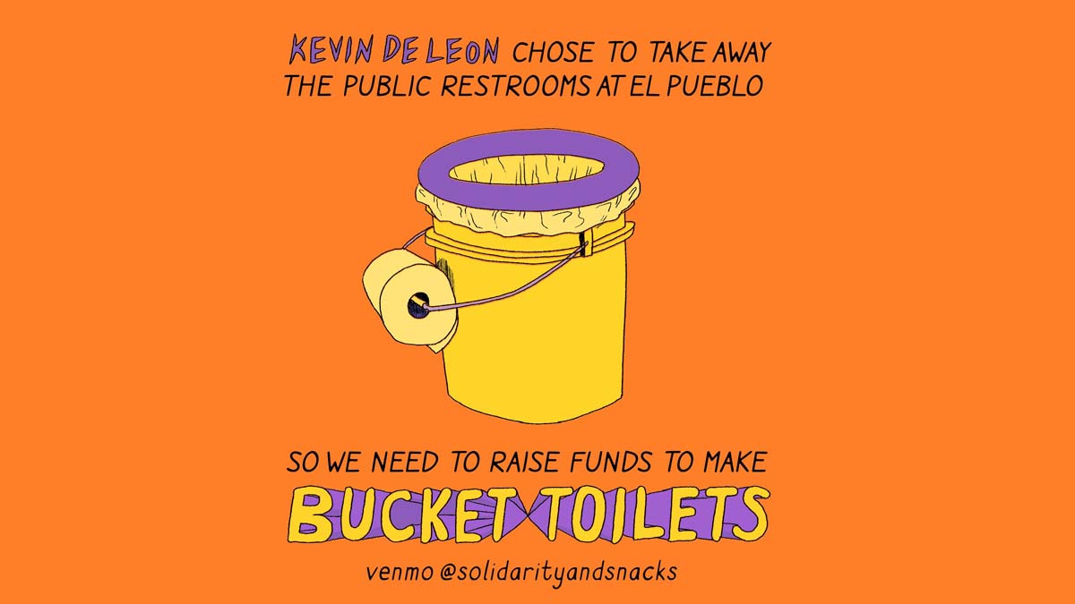 CaronClancey's tweet photo. .@solidaritysnax is fundraising for lots of practical and effective projects and supplies to serve communities in LA. Please share, donate, and DON'T vote Kevin de León for mayor. (Thread) https://t.co/i69zKUHsFr