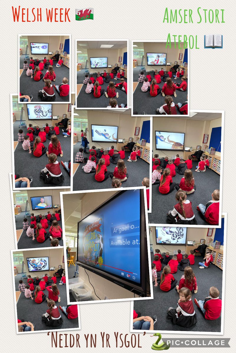 Dosbarth Dau have really been enjoying listening to Welsh Stories from ‘Amser Stori Atebol’ online. We have surprised ourselves with how much of the story we understand, by listening out for key words and using the illustrations to help us 🏴󠁧󠁢󠁷󠁬󠁳󠁿📖