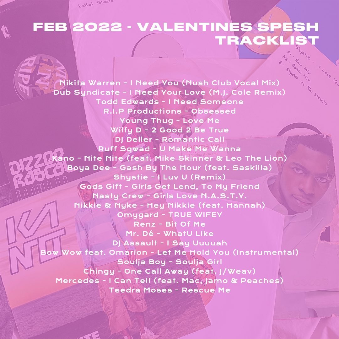 Valentines spesh on sc now. 2 hours of tunes that can be very loosely described as love songs soundcloud.app.goo.gl/q1RsGm1Zf6GQRr…