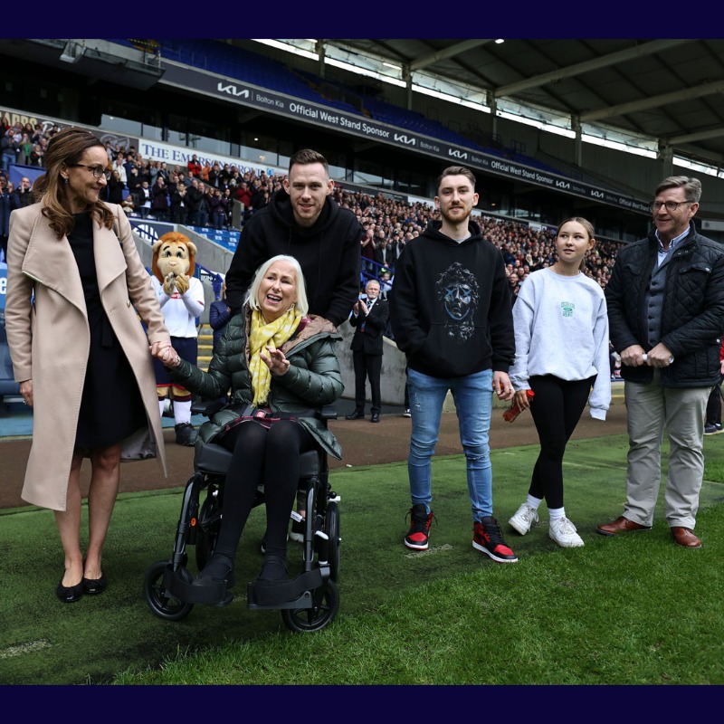 OfficialBWFC's tweet photo. 💙 Everyone at Bolton Wanderers is devastated to hear of the passing of Karen Jones – mother of Wanderers’ defender Gethin Jones, his younger brother Dylan and sister Ela, and wife of Gareth.

Rest in Peace.