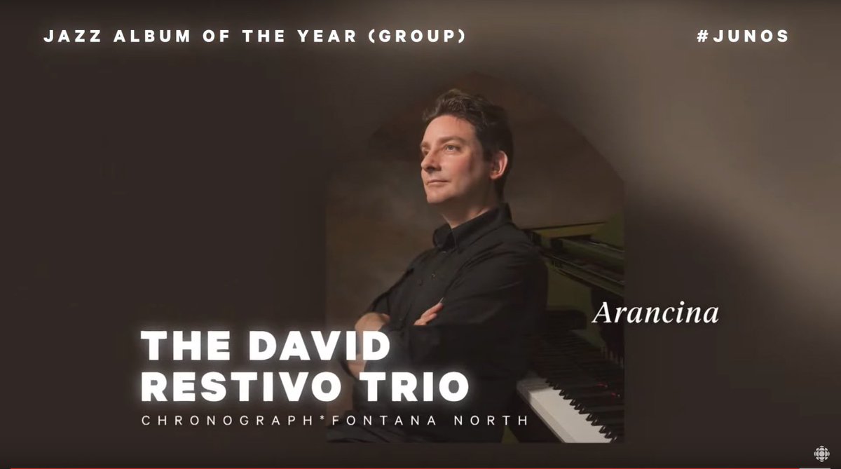 Huge congrats to pianist David Restivo and his trio with bassist Jim Vivian, drummer Alyssa Falk and vocalist <a href="/fawnfritzen/">Fawn Fritzen</a> on their #JUNO nomination for Jazz Album of the Year (Group). Such a joy working with this project and amazing artists! 

<a href="/FACTORCanada/">FACTOR</a> <a href="/fontananorth/">Fontana North</a>