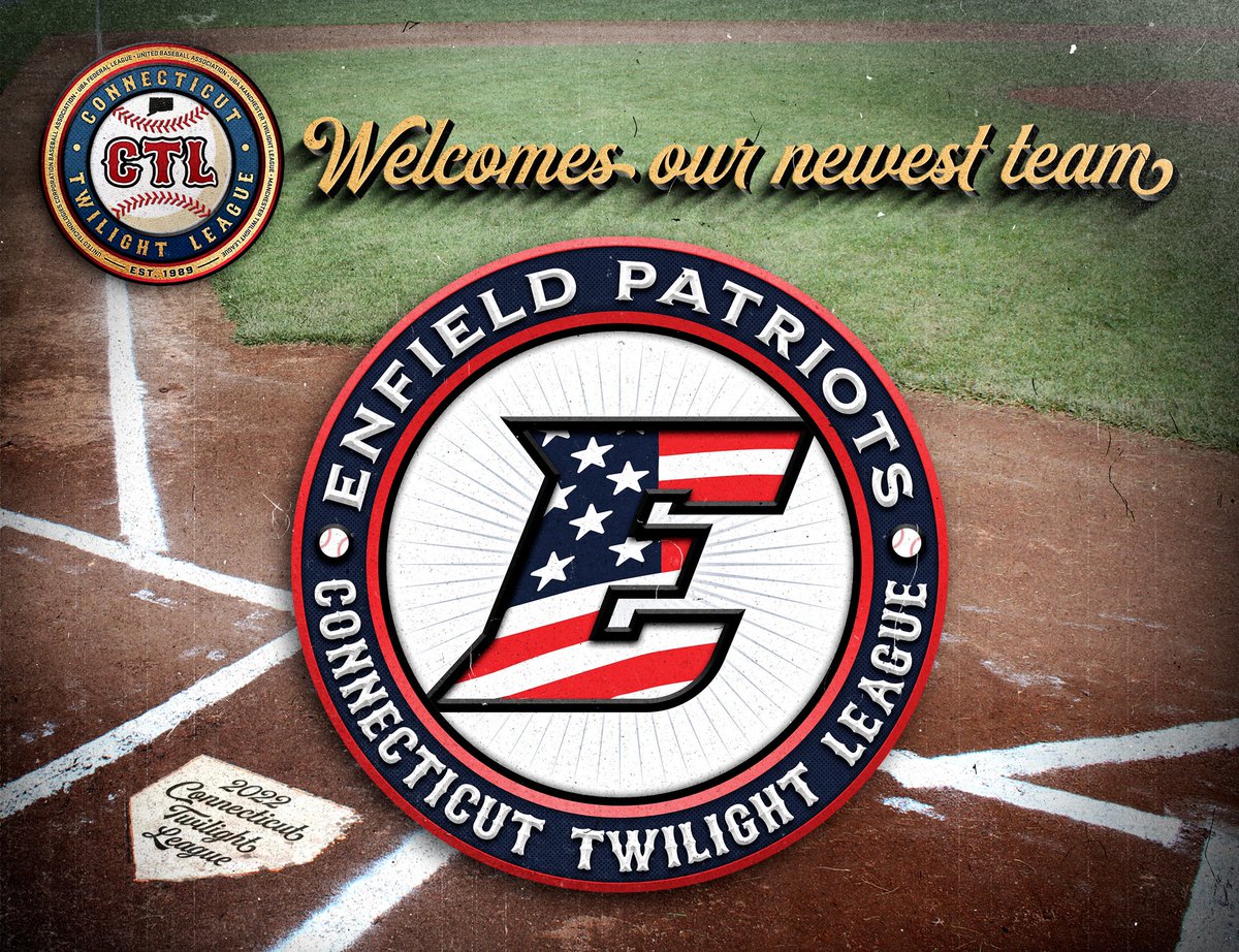 CTLbaseball's tweet photo. We wanted to welcome two teams to our league for 2022, the Enfield Patriots and the @SoxTerryville . Welcome (and Welcome back)! #connecticut #baseball #ctbase #ctlbaseball #summerleague https://t.co/07nCBCEfvt