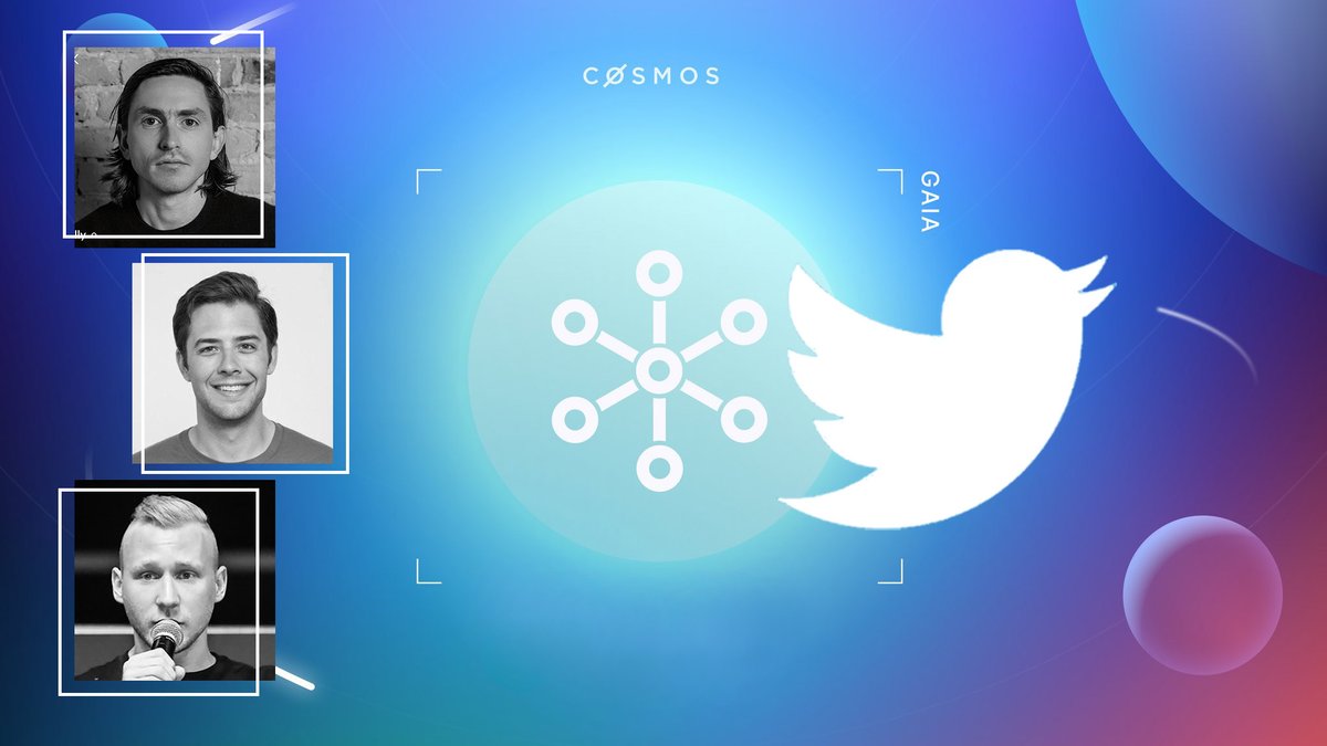 Cosmos Hub ⚛️ (@cosmoshub) on Twitter photo 👩🚀👨🏽🚀Cosmonauts,
Ready to tune in to your favorite window to the Cosmos Hub | $ATOM future?
Don't miss the gov-themed twitter space with the Hub Lead <a href="/billyrennekamp/">billy</a>, cosmos's Ace <a href="/jack_zampolin/">jack_zampolin</a>, the crypto influencer <a href="/Cryptocito/">Cryptocito | Cosmos ⚛️</a>, and many other guests!
🚀Tomorrow at 5pm UTC 👩🚀👨🏽🚀Cosmonauts,
Ready to tune in to your favorite window to the Cosmos Hub | $ATOM future?
Don't miss the gov-themed twitter space with the Hub Lead <a href="/billyrennekamp/">billy</a>, cosmos's Ace <a href="/jack_zampolin/">jack_zampolin</a>, the crypto influencer <a href="/Cryptocito/">Cryptocito | Cosmos ⚛️</a>, and many other guests!
🚀Tomorrow at 5pm UTC