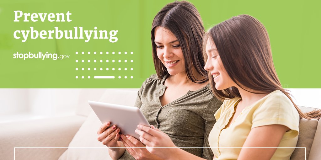 StopBullyingGov's tweet photo. #Parents, if you notice warning signs that your child may be involved in #Cyberbullying, 
#PreventCyberbullying by asking the #RightQuestions

https://t.co/E2OJIMQpbA

#StopCyberbullying #EndBullying #StopBullying #BullyingIsWrong #BullyingSupport https://t.co/N4hfMt7Ljv