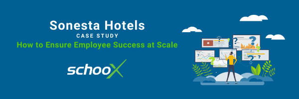 schoox's tweet photo. Discover how Schoox’s flexible #LMS allows Sonesta Hotels to leverage multiple #learning and development methods to prepare each employee in thousands of properties spanning the globe for success. Read the success story today. https://t.co/g92RnSYRS3 https://t.co/d5cuahGERn