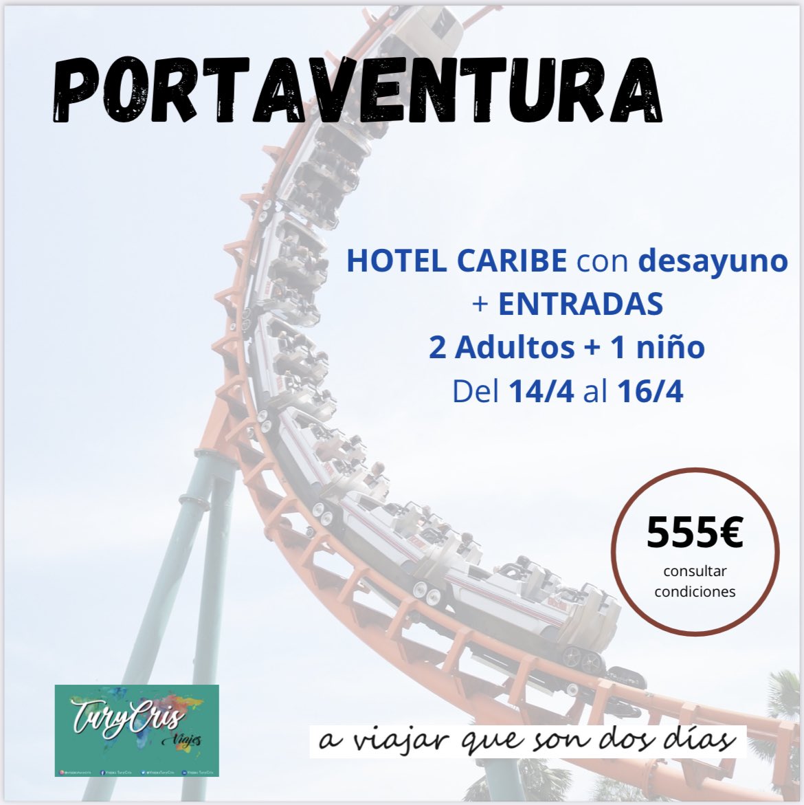 ViajesTuryCris's tweet image. 👉🏽 Planes divertidos para Semana Santa 😋🤭

➡️ Podéis consultar sin compromiso en el 📲628733335 o por 💻 info@viajesturycris.com

#viajesturycris #aviajarquesondosdías