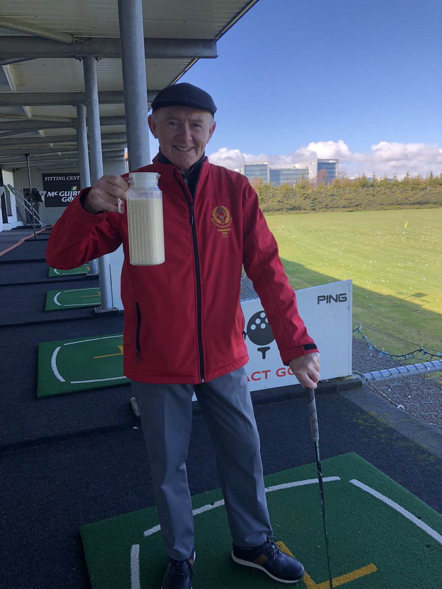 Trade off today with my dad 🥞 golf lesson for pancake mix 💥 good day good deal 💥
