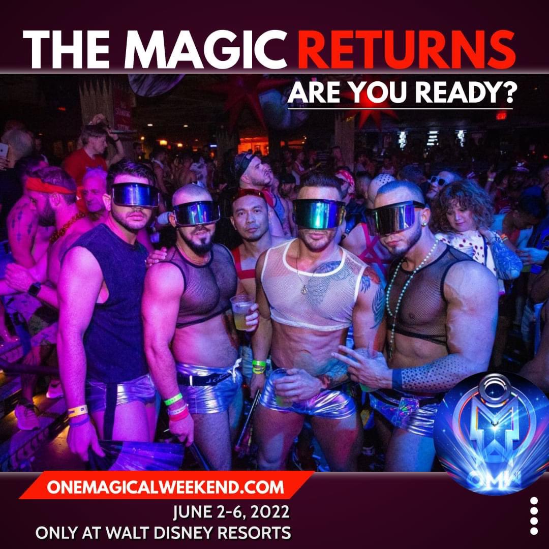 djpaulomusic's tweet photo. One Magical Weekend - see you on JUNE ! β€οΈπ΅π #1magicalweekend #onemagicalweekend #OMW #varsity #gaydisney π£ https://t.co/Vy1B002f0R