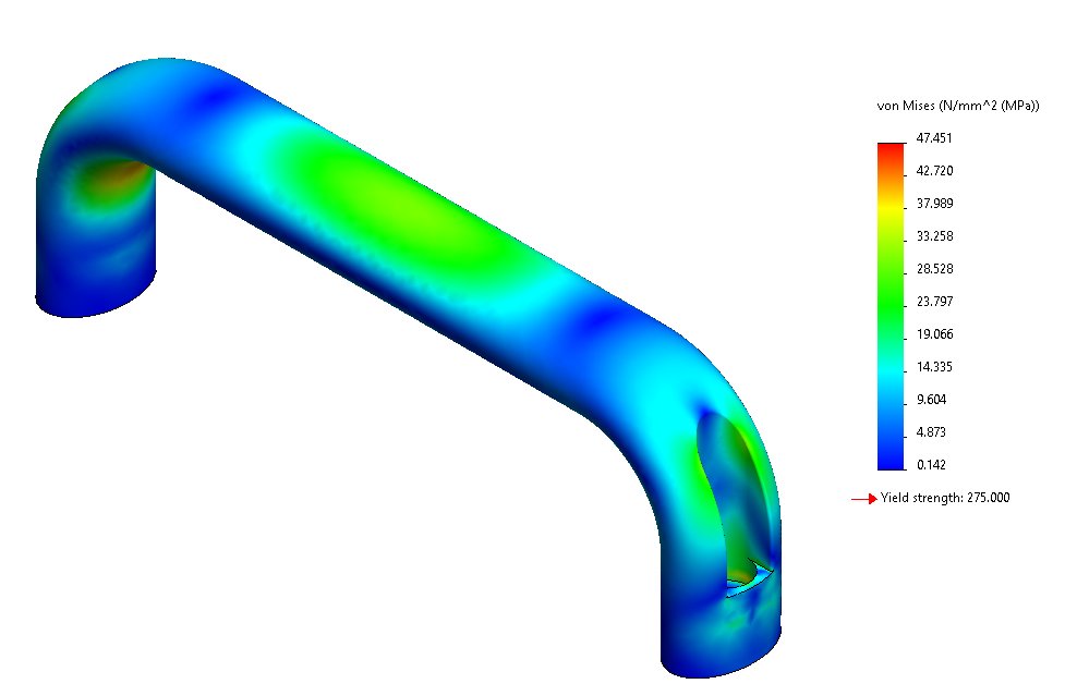 WhiteHorseCAD's tweet image. Another win developing a component with Finite Element Analysis (FEA). Assumptions, loads and materials to indicate the strength of the product done.  Now to use data and CAD drawings to develop a prototype knowing the design is fit for the intended purpose. #mechnicalengineering