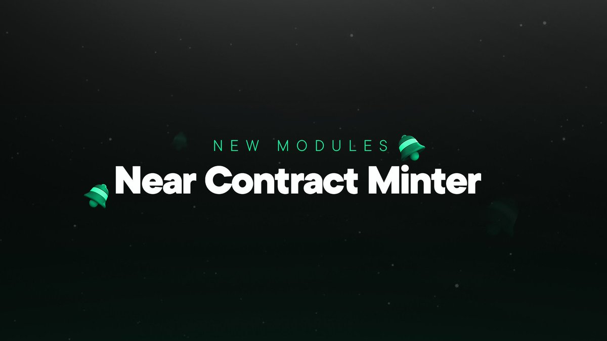 Last module to announce!🔥
We are proud to announce our brand new $NEAR  module💚
Did you guess it?🤔