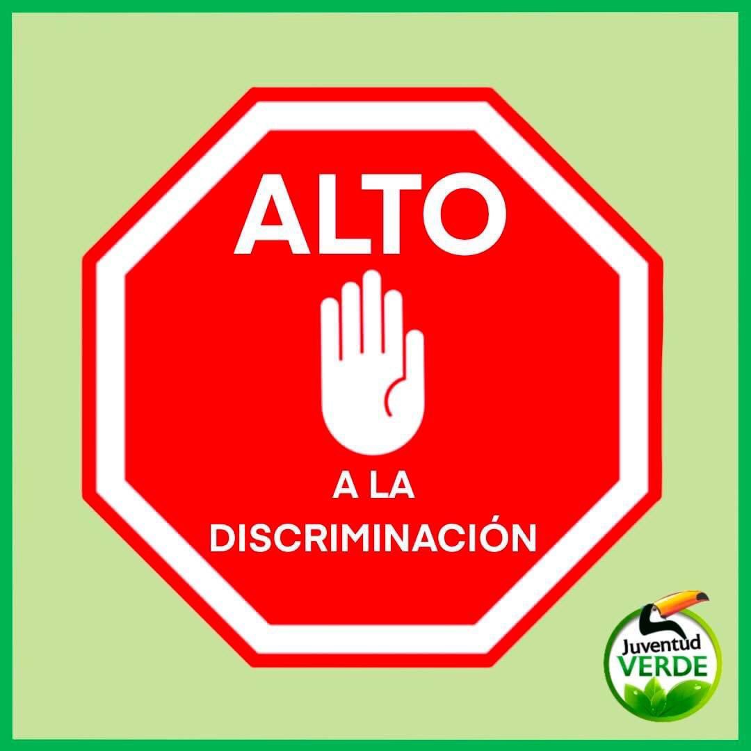 verde_juventud's tweet photo. DÍA DE LA CERO DISCRIMINACIÓN 🛑❌✋
Cada vez que se produce el rechazo hacia un individuo o un grupo de ellos, se está debilitando la cohesión social, se está retrasando el desarrollo de las comunidades, se puede estar atentando contra la vida de todos.
#Coacalco #JuventudVerde https://t.co/5GJVcz2nrF