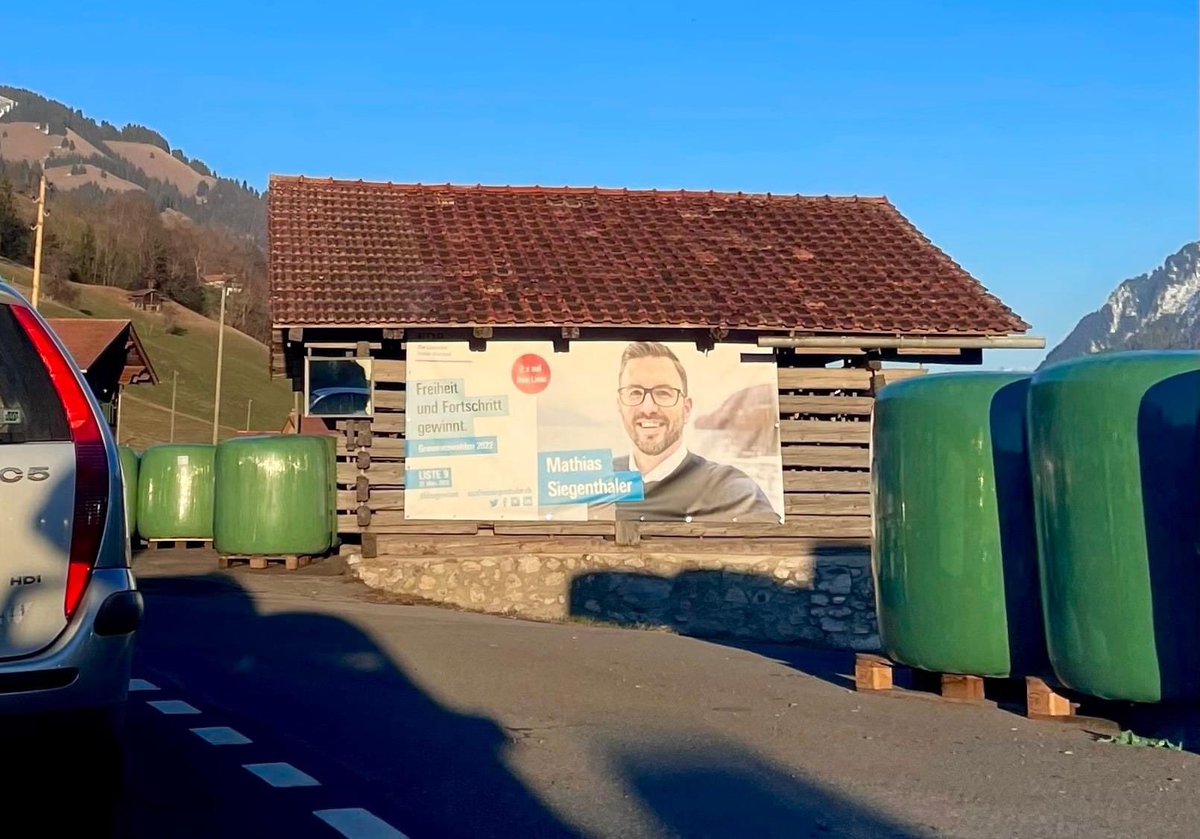Es geit o chliner:-). Ringoldingen Richtung Spiez. Vielen Dank Patrica und Markus Moser für Eui Unterstützig. 

#teamsigi2022 
#fdp_be #fdpberneroberland #Bern #grossratswahlen #grossrat
#bernerkmu #berneroberland #simmental #wimmis #spiez #Kantonbern #wirbewegen