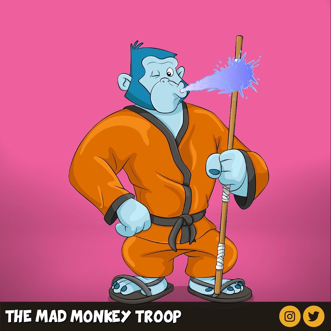 TMadMonkeyT's tweet photo. A collection is not a collection without some #Kungfu and #Canada.. maybe you’ll be lucky enough to get a Canadian Kungfu mix😀
#nfts #nftcollection #TMMT #TheMadMonkeyTroop #daddaughterproject #nftpfp https://t.co/Esr0q8cUJE