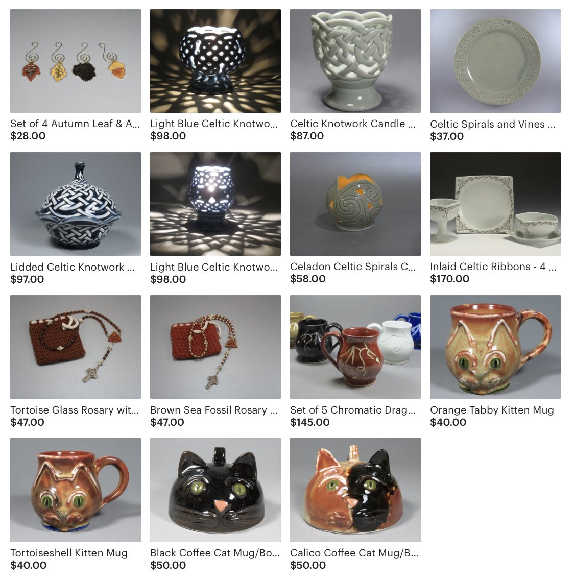 Small ship update with some older pieces that still need to find homes. Link to my <a href="/etsy/">Etsy</a> shop in my bio. #pottery #outwiththeold #adoptapot #etsyshopupdate