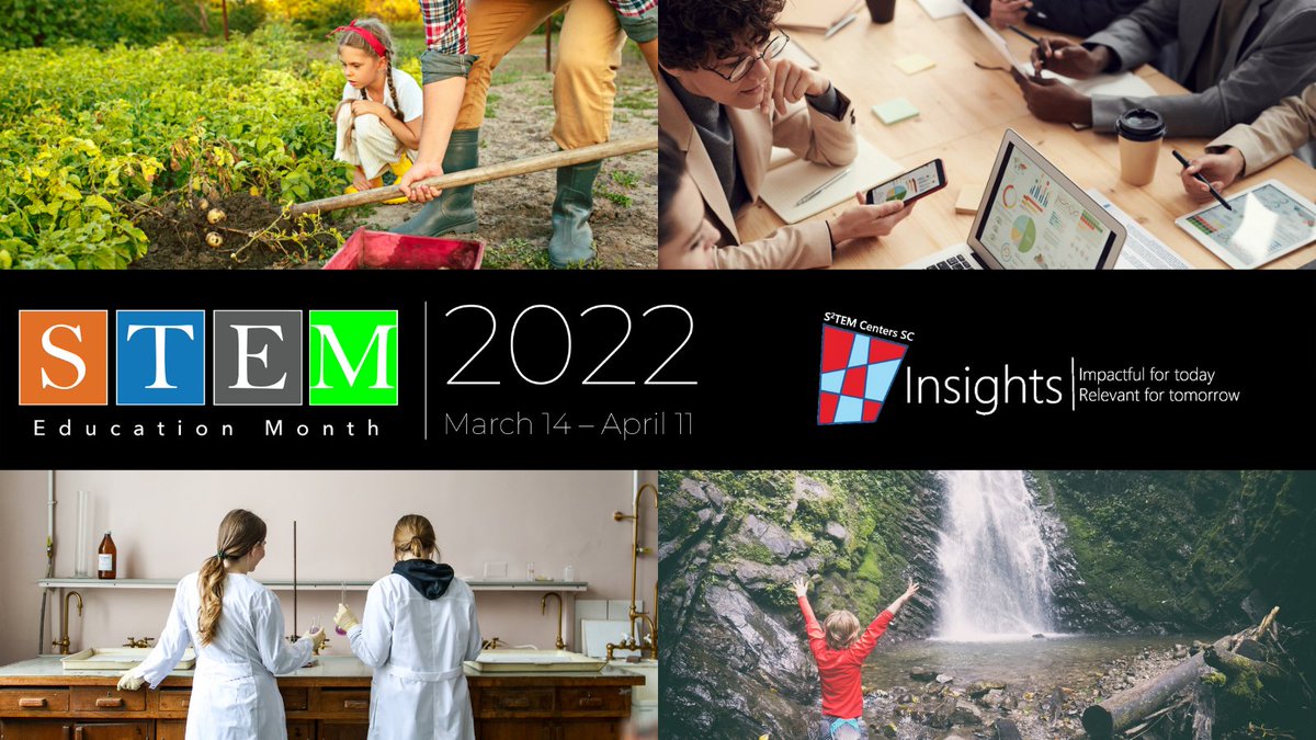 S2TEMCentersSC's tweet photo. The March STEM Insights Newsletter is here! Learn about all things #SCSTEMMonth and tell us #WheresYourSTEM with this newest edition!
Read the newsletter and subscribe at https://t.co/kYeoBwsIAA! https://t.co/K8UemnFQNL