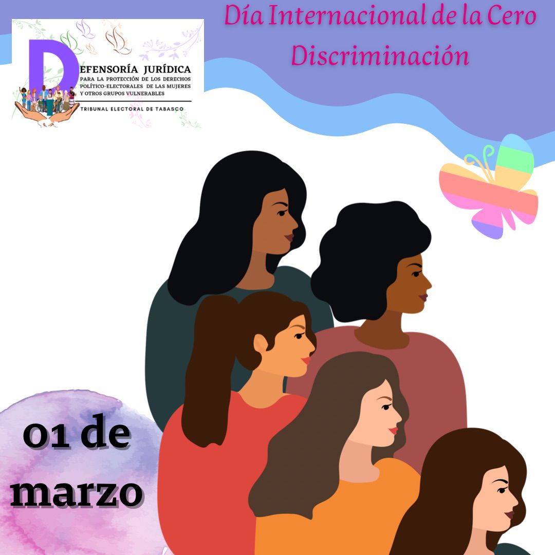 DefensoriaJtet's tweet photo. ✅Hoy se conmemora el día de la #Cero #Discriminación, el cual promueve el derecho de cada persona a vivir una vida plena con dignidad, independientemente de su sexo, edad, religión, condición social, raza, discapacidad, origen étnico, orientación sexual, lengua, otro motivo. https://t.co/Iz6XZoUgG4