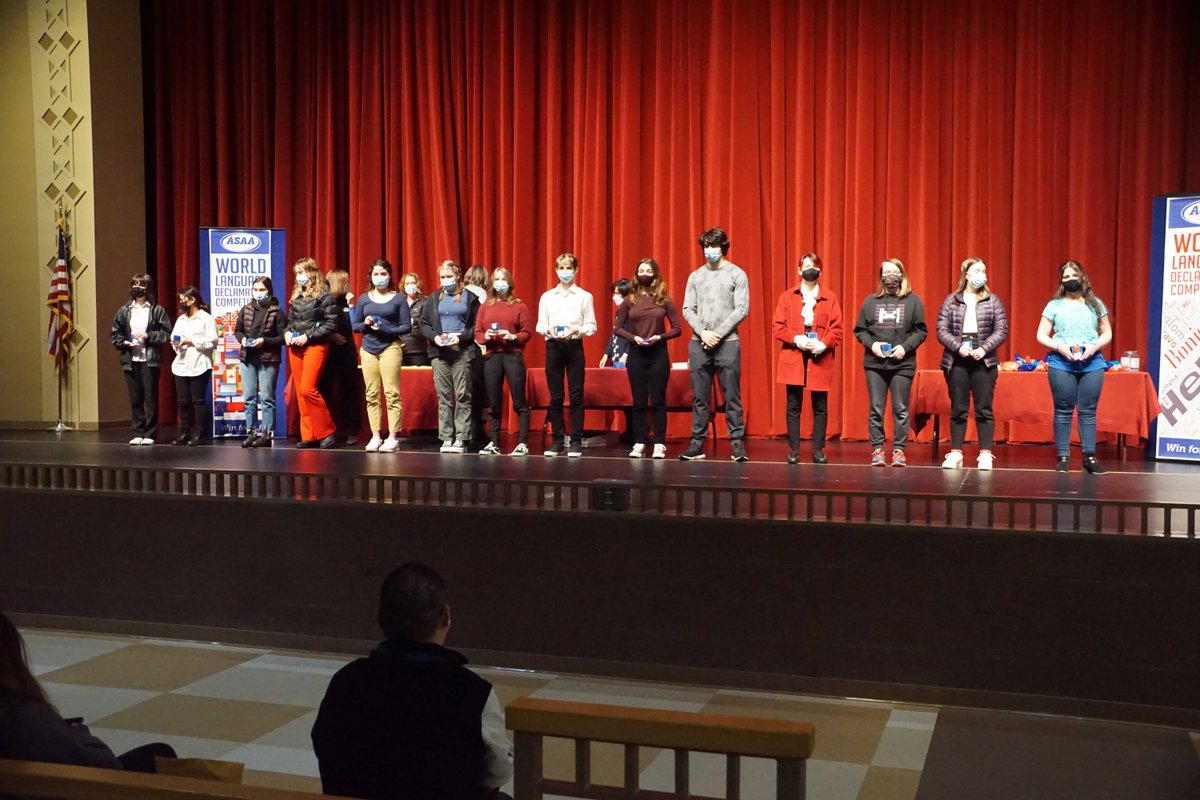ASAA_org's tweet photo. Highlights from 2022 ASAA/First National Bank Alaska World Language Declamation Award Ceremony &amp; Cultural Performance.  Award winners in Cultural Trivia, Impromptu, Dialogue &amp; Poetry. Results are at: https://t.co/QgHynH952h More images are at: https://t.co/pkwJPUDNaK @FNBAlaska https://t.co/MhXqqhDybr