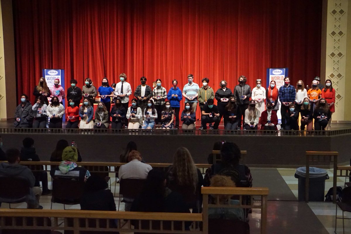 ASAA_org's tweet photo. Highlights from 2022 ASAA/First National Bank Alaska World Language Declamation Award Ceremony &amp; Cultural Performance.  Award winners in Cultural Trivia, Impromptu, Dialogue &amp; Poetry. Results are at: https://t.co/QgHynH952h More images are at: https://t.co/pkwJPUDNaK @FNBAlaska https://t.co/MhXqqhDybr