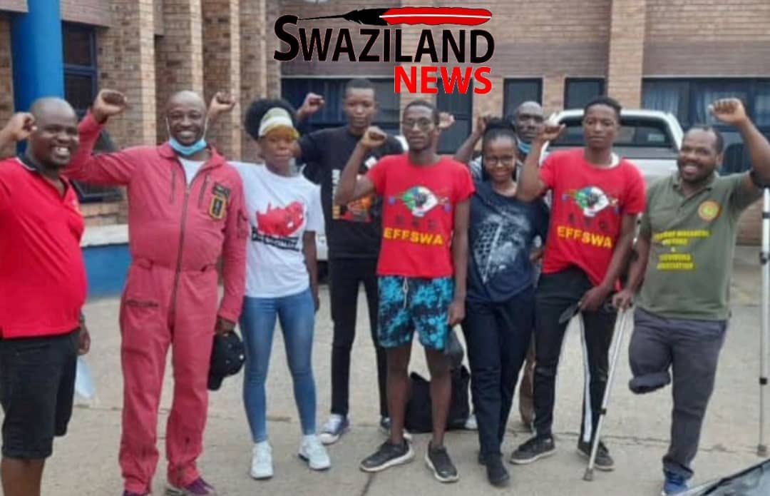 PUDEMO President Mlungisi pays bail for incarcerated EFF member. swazilandnews.co.za/fundza.php?ngu…