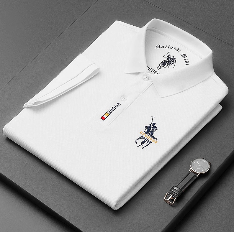 Buy Summer Men New Style Pure Cotton High-Quality Short-Sleeved Embroidery Business Polo Shirt
bit.ly/3eje04F

#WinDigitizing #Embroidery #EmbroideryShirts #Clothing #Fashion #Tshirts  #OnilnePatches