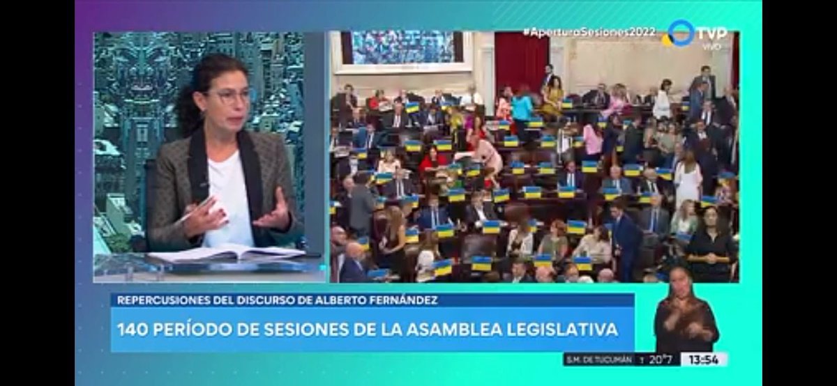 Junto a <a href="/rrouvier/">Ricardo Rouvier</a> y el gran equipo de #TVPNoticias analizamos los principales puntos del discurso presidencial  ante la Asamblea Legislativa y su impacto político en la #AperturaSesiones2022 por la <a href="/TV_Publica/">TVP</a>  | #TVPublica | 👉 tvpublica.com.ar