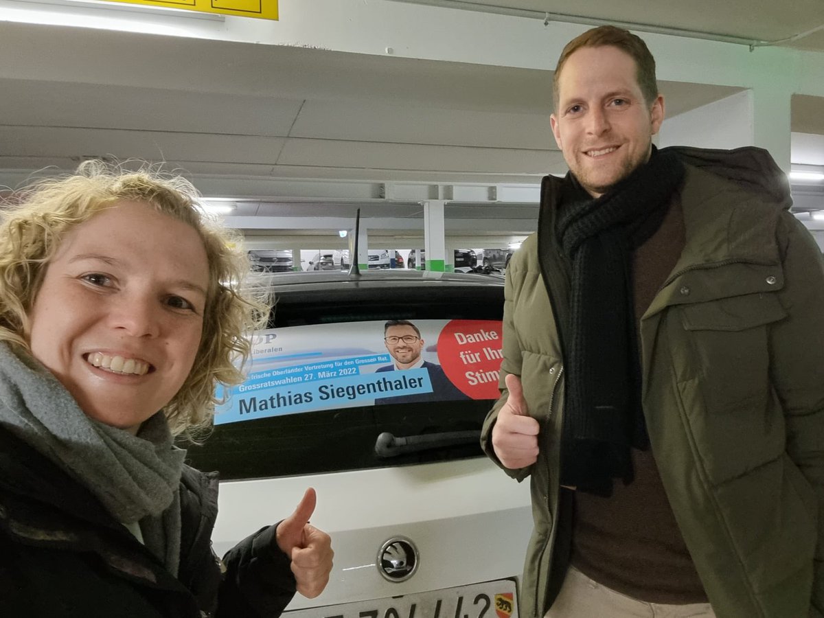 Merci Anika Franke u Eric Brügger für Eui Unterstützig ! #teamsigi2022 
#fdp_be #fdpberneroberland #Bern #grossratswahlen #grossrat
#bernerkmu #berneroberland #simmental #wimmis #spiez #Kantonbern #wirbewegen