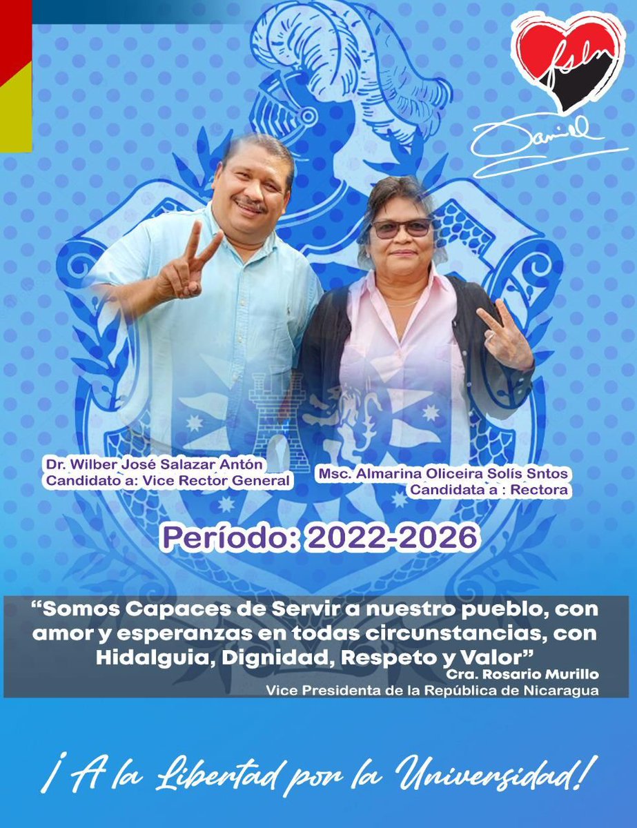 Tod@s respaldamos nuestra formula ganadora, que estoy seguro realizarán un excelente trabajo por el bien común, la unidad y fraternidad. Bendecidos, prosperados y en victorias ✌ ❤🖤