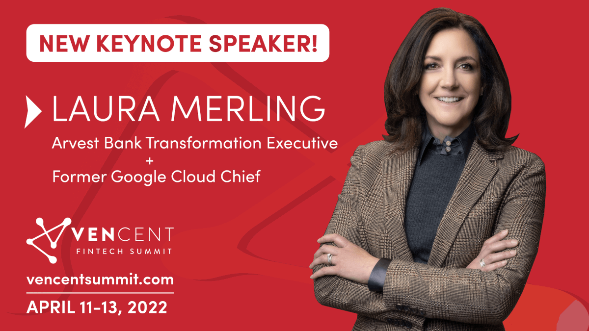 VentureCenter's tweet photo. New #VenCentSummit Keynote Speaker alert!
Laura Merling, an expert in technology innovation and organizational transformation who recently joined @ArvestBank as Chief Transformation and Operations Officer, will join the lineup this year!
Read more: https://t.co/MoKmuya1ik https://t.co/qgADsYDfjS