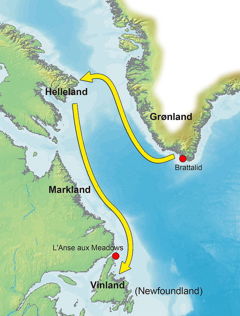 Al igual que su padre, Erik el Rojo, y que su hermano, Leif Erikson, Freydís participó en la colonización y los asentamientos vikingos en el Atlántico Norte: Erik llegó a Groenlandia y sus hijos llegarían a Vinlandia, lo que hoy en día la isla de Terranova en Canadá.