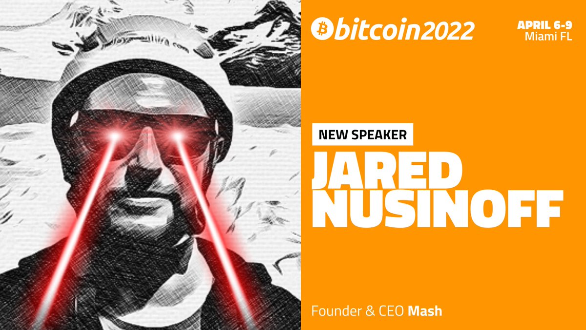 Announcing Jared Nusinoff as a #Bitcoin2022 speaker!
 
<a href="/jarednxx/">Jared Nusinoff</a> is the founder and CEO of Mash. Their mission is to remonetize the internet with the superpowers provided by BTC and Lightning. An internet filled with quality that content creators earn based on the value provided.