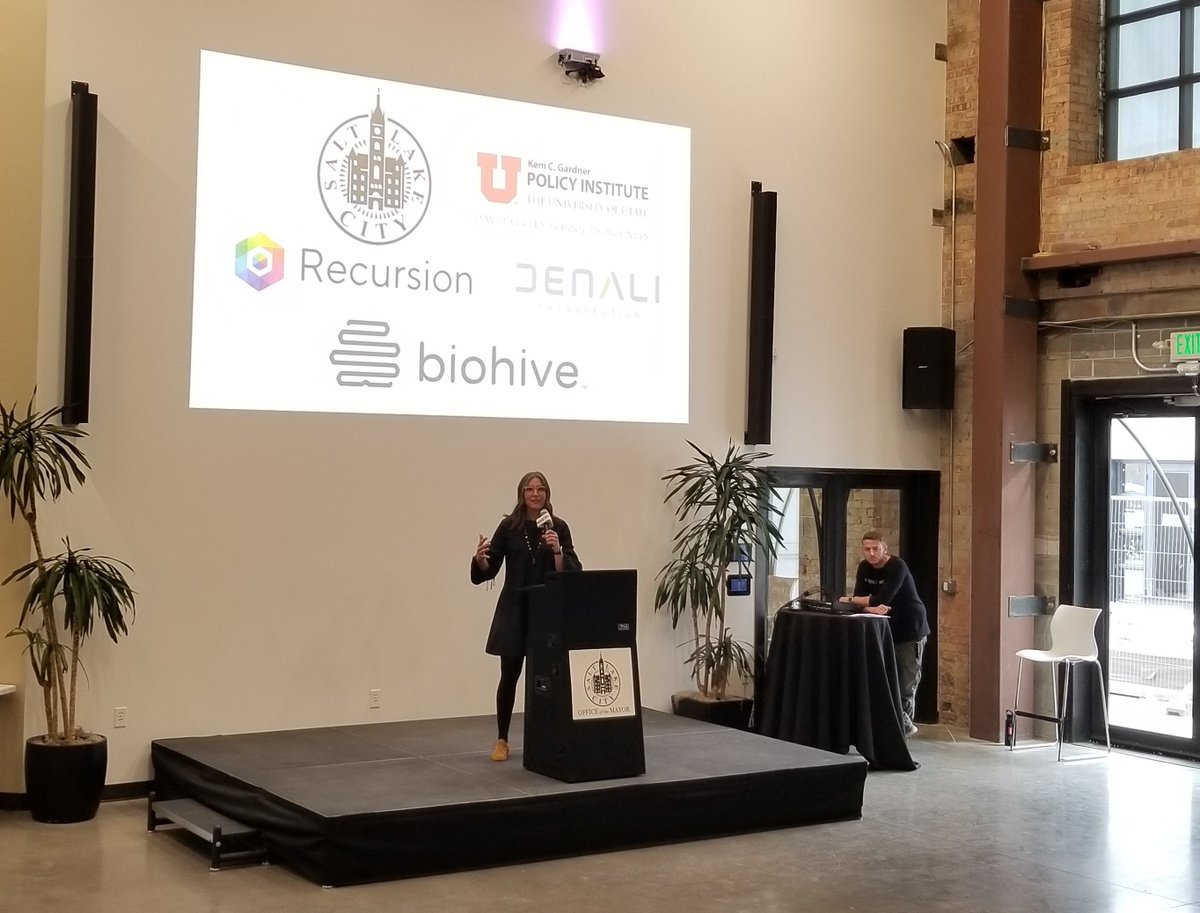 UTechLicensing's tweet photo. Thank you @slcmayor for your support of Utah's innovation economy! #PIVOTCenter https://t.co/uevqnpe4VM