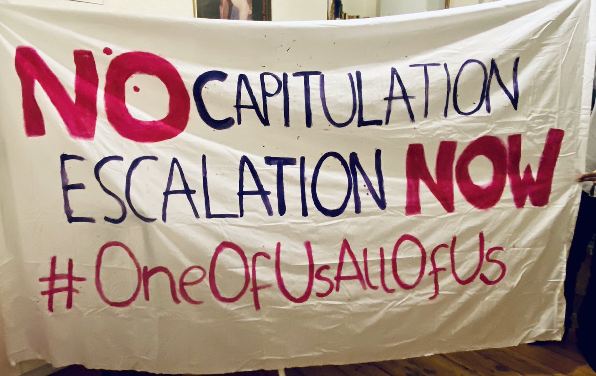 Getting ready for tomorrow’s strike for education. See you in Tavistock Square, <a href="/UniversitiesUK/">Universities UK</a>! #OneOfUsAllOfUs <a href="/ucu/">UCU</a> <a href="/nusuk/">NUS UK</a> <a href="/KCLUnison/">KCL UNISON</a> @kcl_ssts