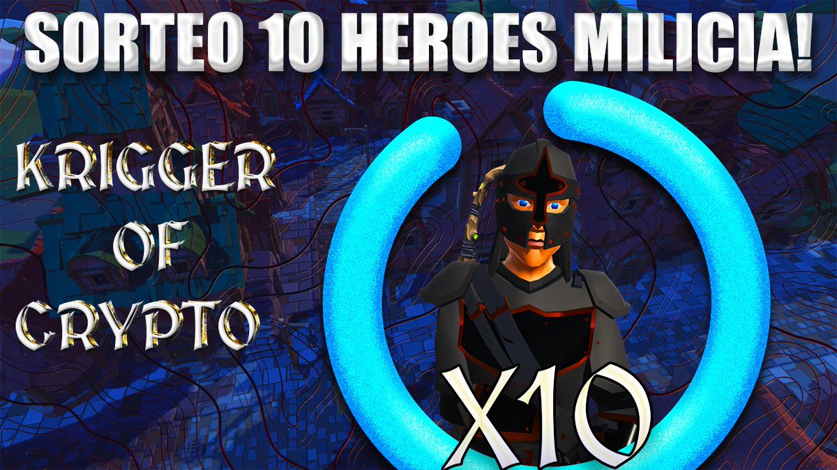 🎁¡SORTEO 10 #NFTs MILICIA!
🆗REQUISITOS
✅Retweet
✅Síguenos en twitter
✅Menciona a 2 amigos
⭐️Habrá 10 ganadores, el el día 3 de marzo

🎁GIVEAWAY 10 MILITIA!
🆗REQUIREMENTS
✅Follow us on twitter
✅There are 10 winners
✅Mention 2 friends
⭐️There will be 10 winners on 3 March