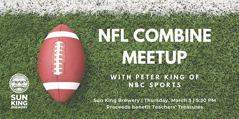 dombonvissuto's tweet photo. $25 to watch the King hold court among NFL fans at an Indy brewery? Count me in. 🍻

Join me, @peter_king and other NFL types at @SunKingBrewing on Thursday, 5:30-7. 🎟️ - https://t.co/BPBUboXpqC Proceeds benefit @TTIndy. 

And #Colts fans, autographed items are rumored... 👀 https://t.co/sEChtVocfY