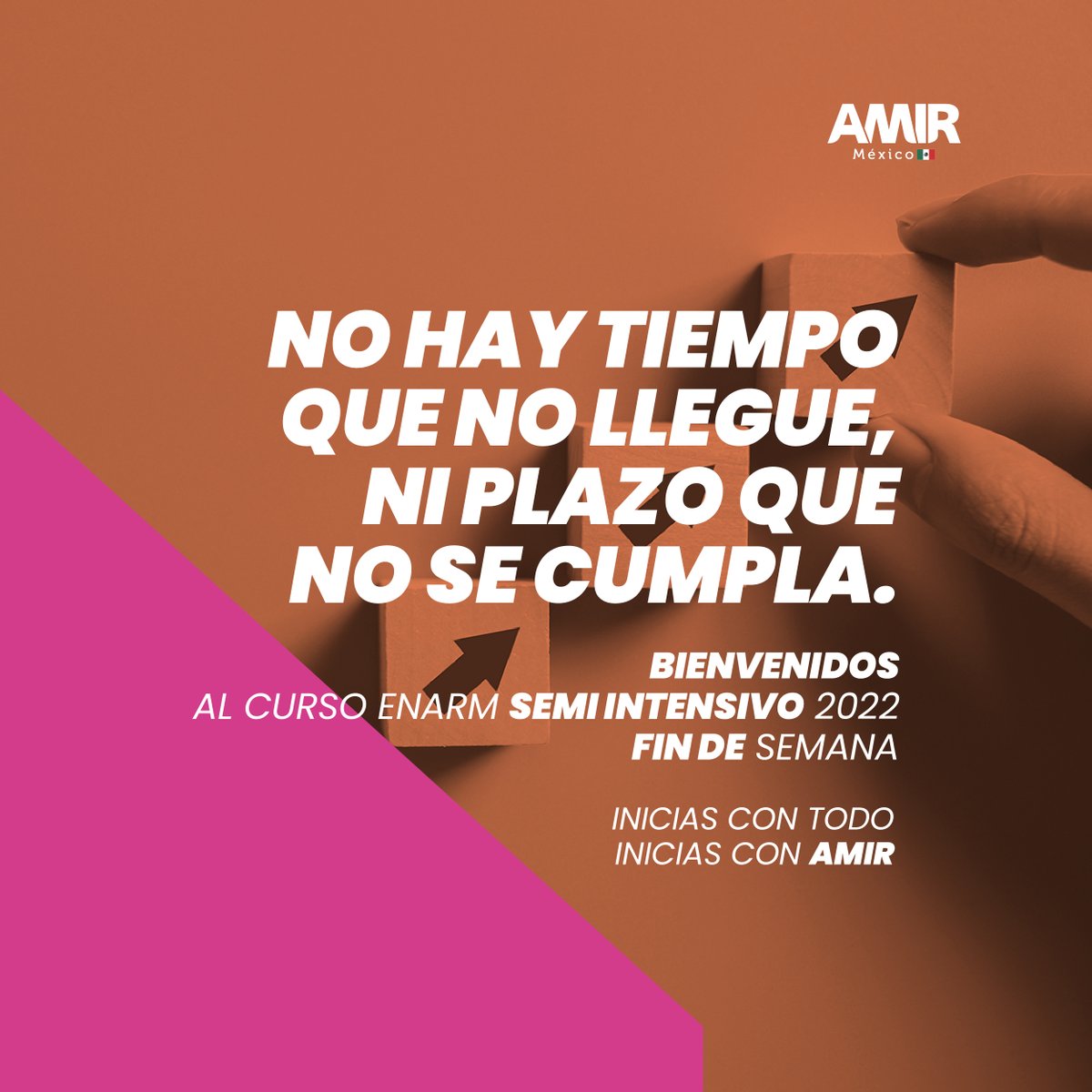 AMIR_Mexico's tweet photo. Tu preparación al #ENARM es un gran camino lleno de retos y sabemos que eres capaz de superarlos y lograr tu meta de la mejor manera.

Tu #residencia, nuestro objetivo.

#ENARM2022 #Medicina https://t.co/gldaOVy14j