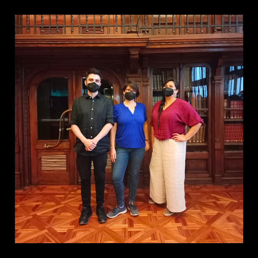 bestiashortfilm's tweet photo. Hoy el director Hugo Covarrubias y la productora Cecilia Toro se reunieron con Julieta Brodsky (@jubrodsky), futura Ministra de Cultura, para conversar sobre el impacto de Bestia en sitios de memoria, políticas culturales, fondos de cultura y la animación como imagen país. https://t.co/qo5ou9EVBF