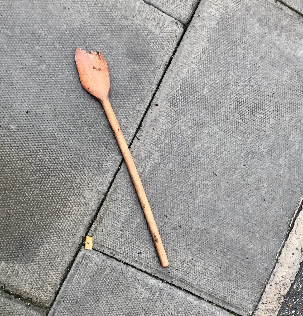 ThatHeatherD's tweet photo. Presumably a casualty of pancake day rage 🥞 https://t.co/jptTfj1ZGC