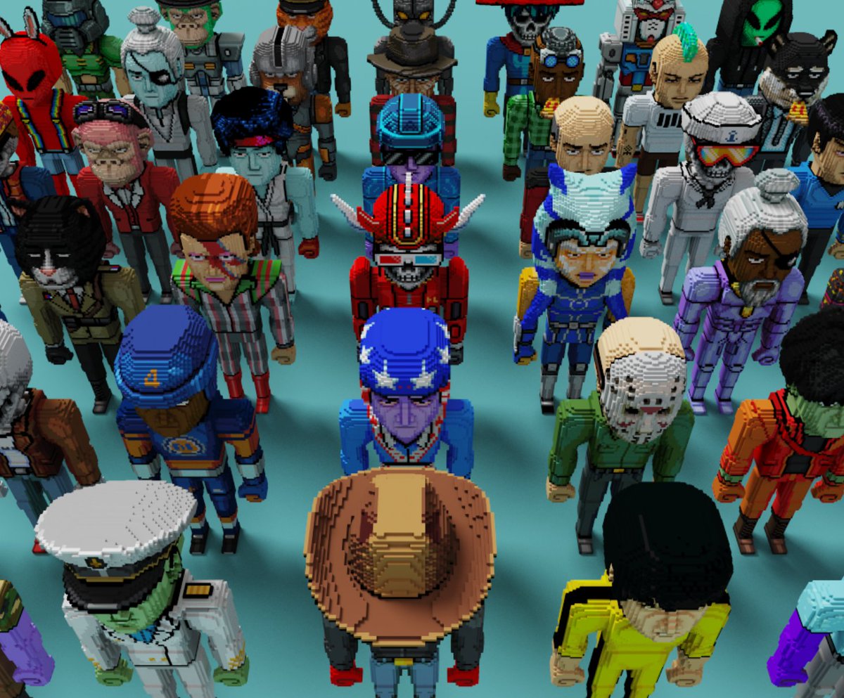 Sjj100100's tweet photo. @bitlectro LFG!!!! 🔥🔥🔥

@TheSandboxGame avatars ready April 9!

If you snooze you lose ✌🏽✌🏽✌🏽

#nftcollectors #NFTCommunity #Metaverse #Sandbox #ETH https://t.co/vK69fXifT2