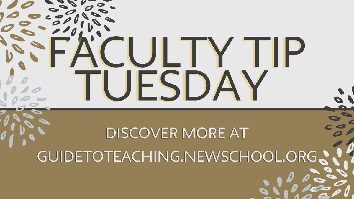 Wishing you a growth-mindset filled week! Discover how our mindsets impact the ways we teach and learn: guidetoteaching.newschool.org/mindset/